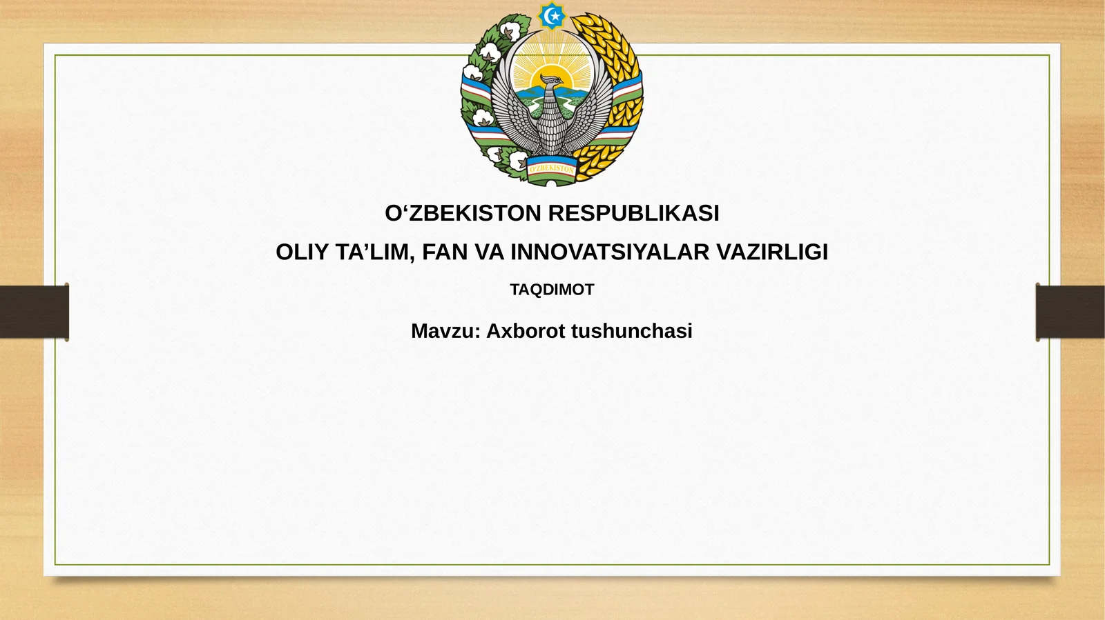 Axborottushunchasi