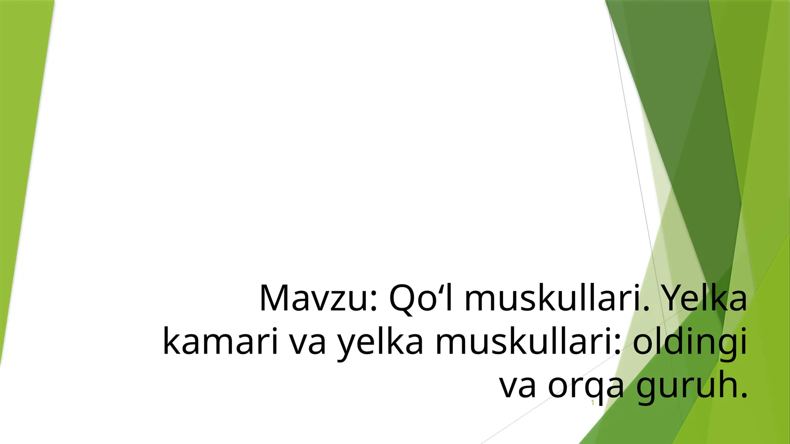 Qo‘lmuskullari