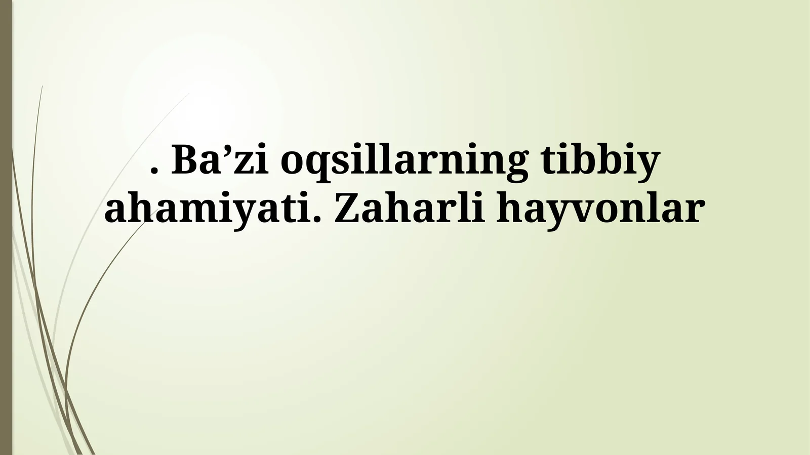 Gemolitik Toksinlar