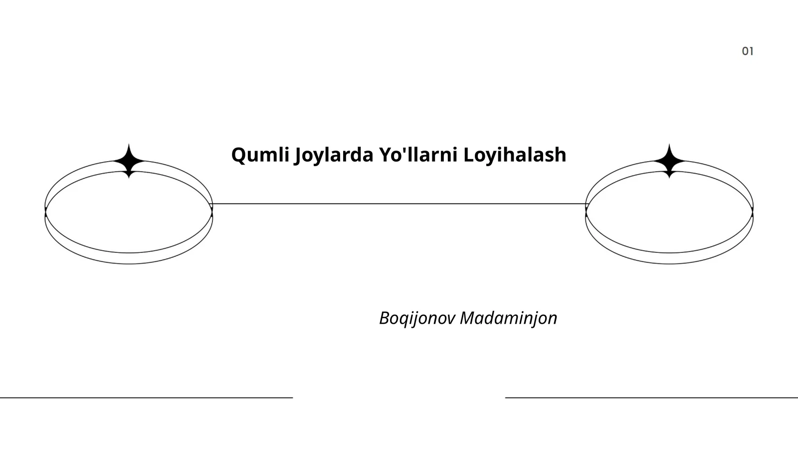 Qumli Joylarda Yo'llarni Loyihalash