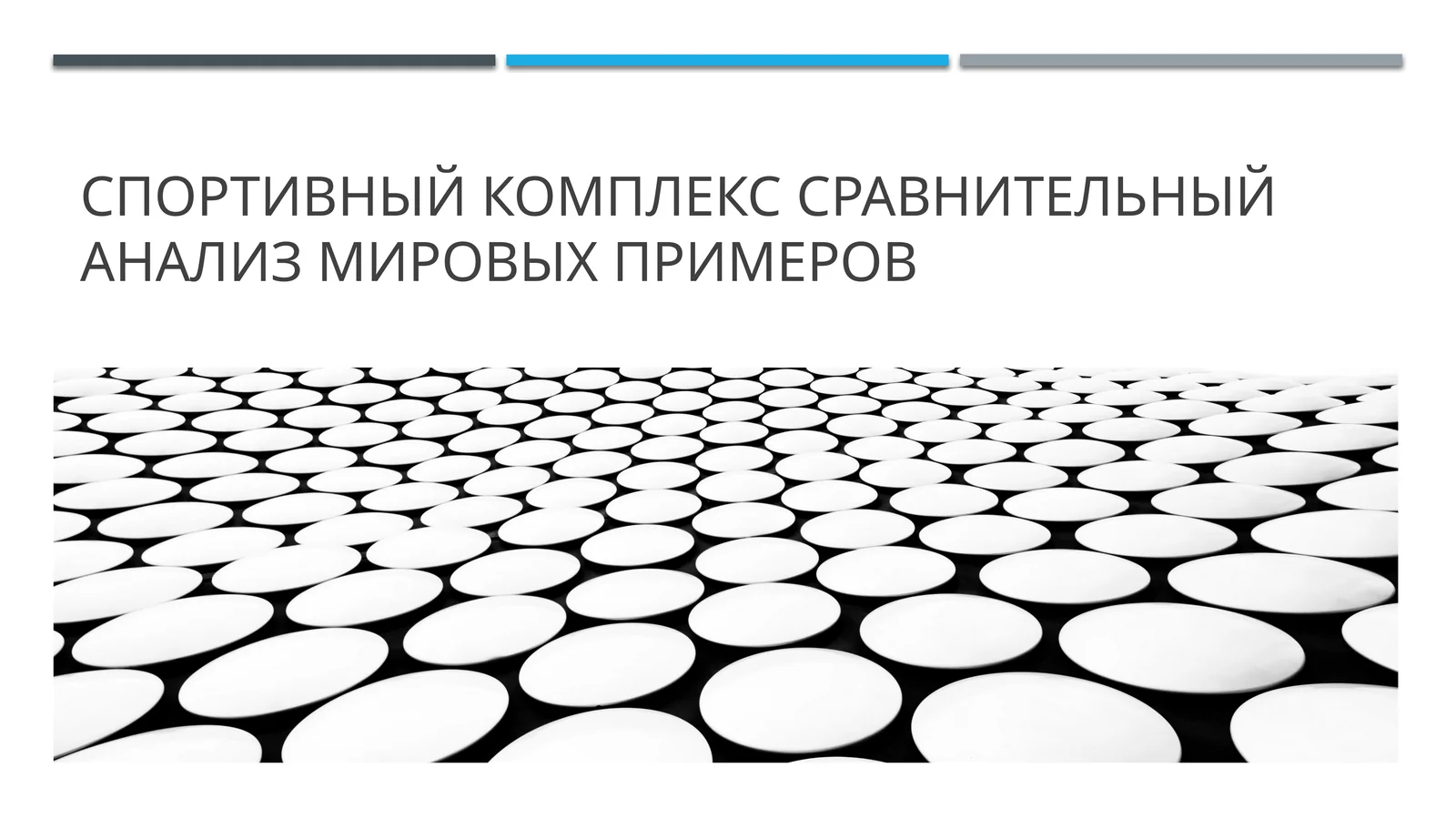 Спортивный комплекс сравнительный анализ мировых примеров