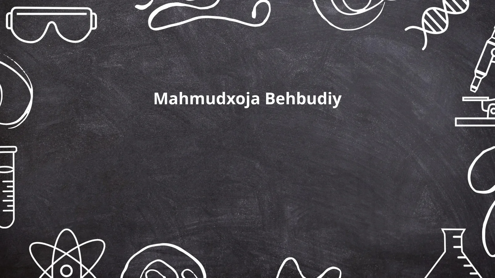 Mahmudxoja Behbudiy