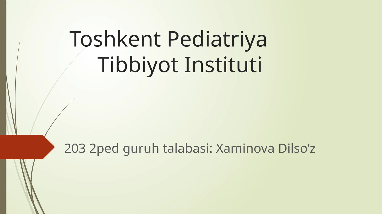Toshkent Pediatriya Tibbiyot Instituti