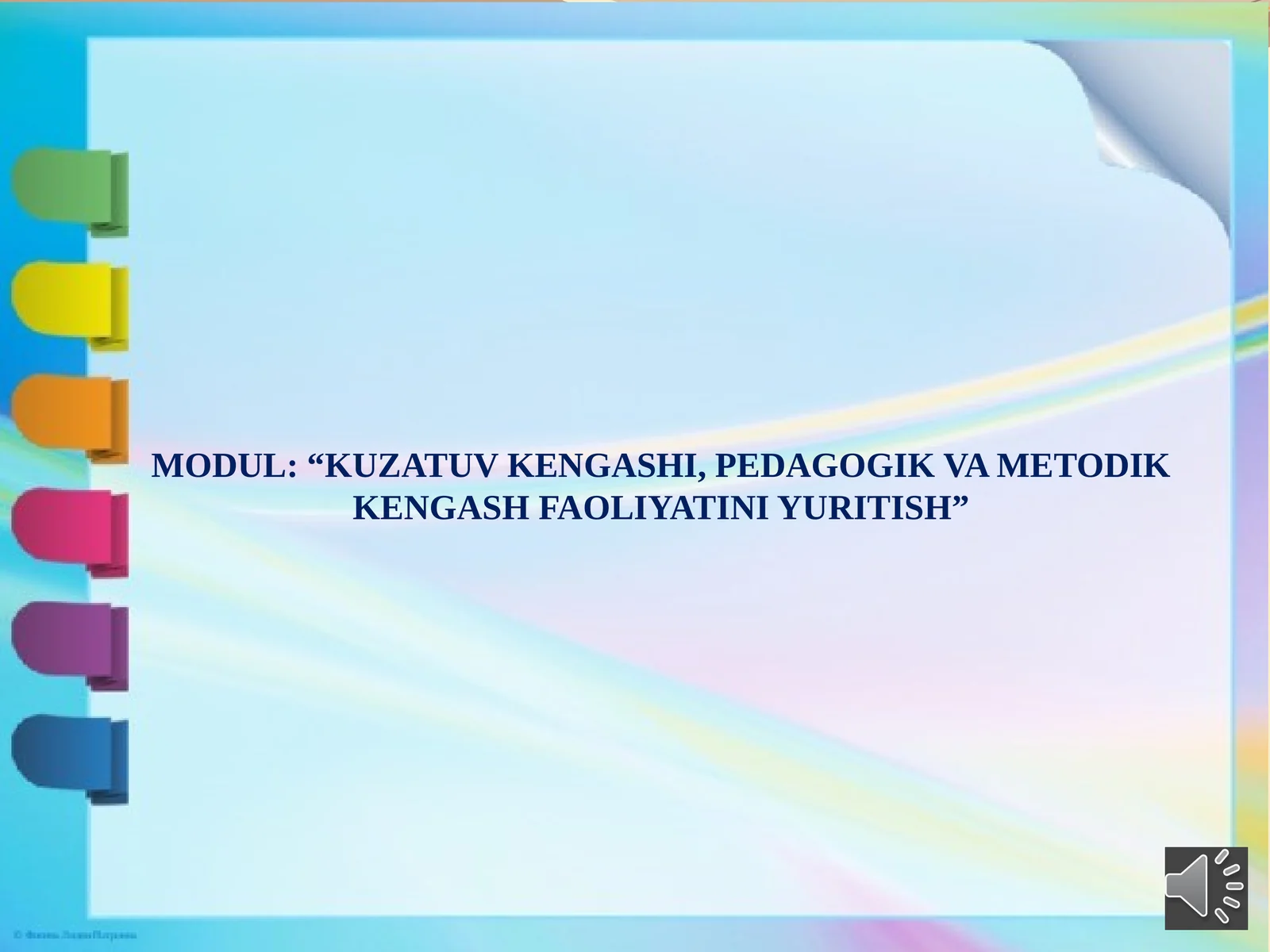 Kuzatuv kengashi, pedagogik va metodik kengash faoliyatini yuritish.