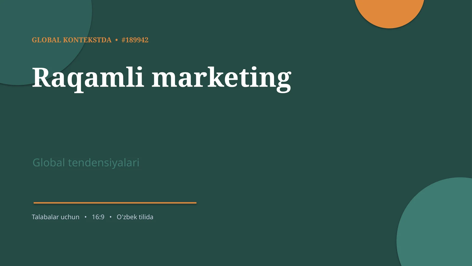 Raqamli marketing