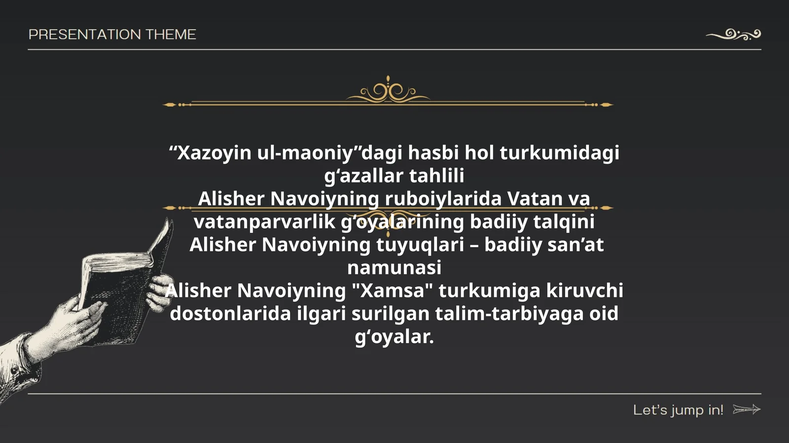 Xazoyin ul-maoniy, Vatan va vatanparvarlik g‘oyalar, Xamsa dostonlarida gʻoyalar