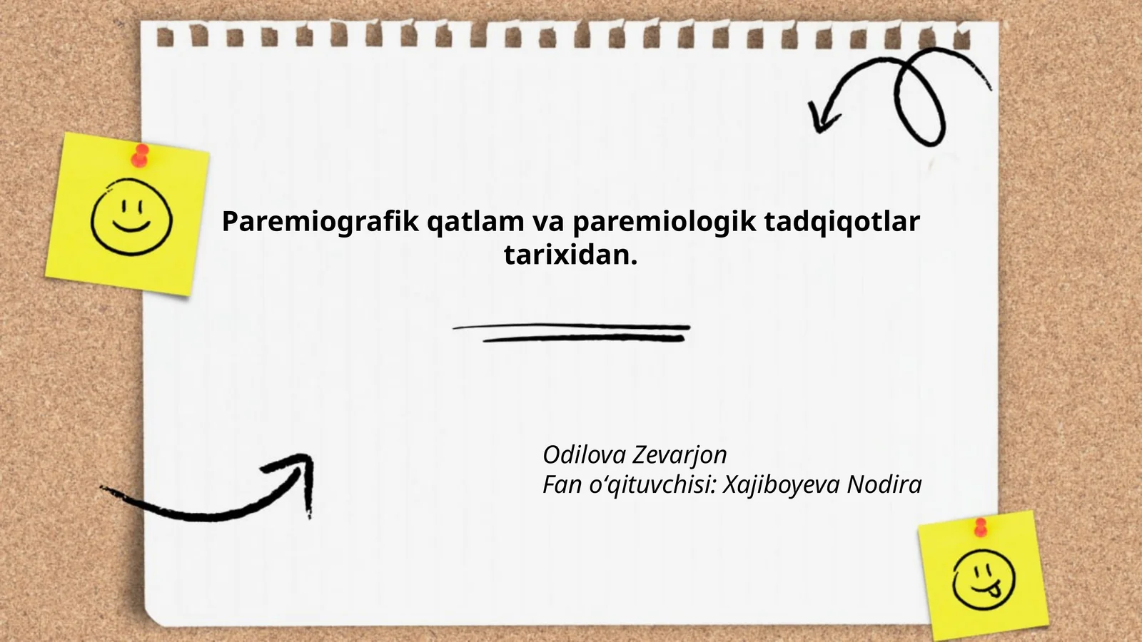 Paremiografik qatlam va paremiologik tadqiqotlar tarixidan