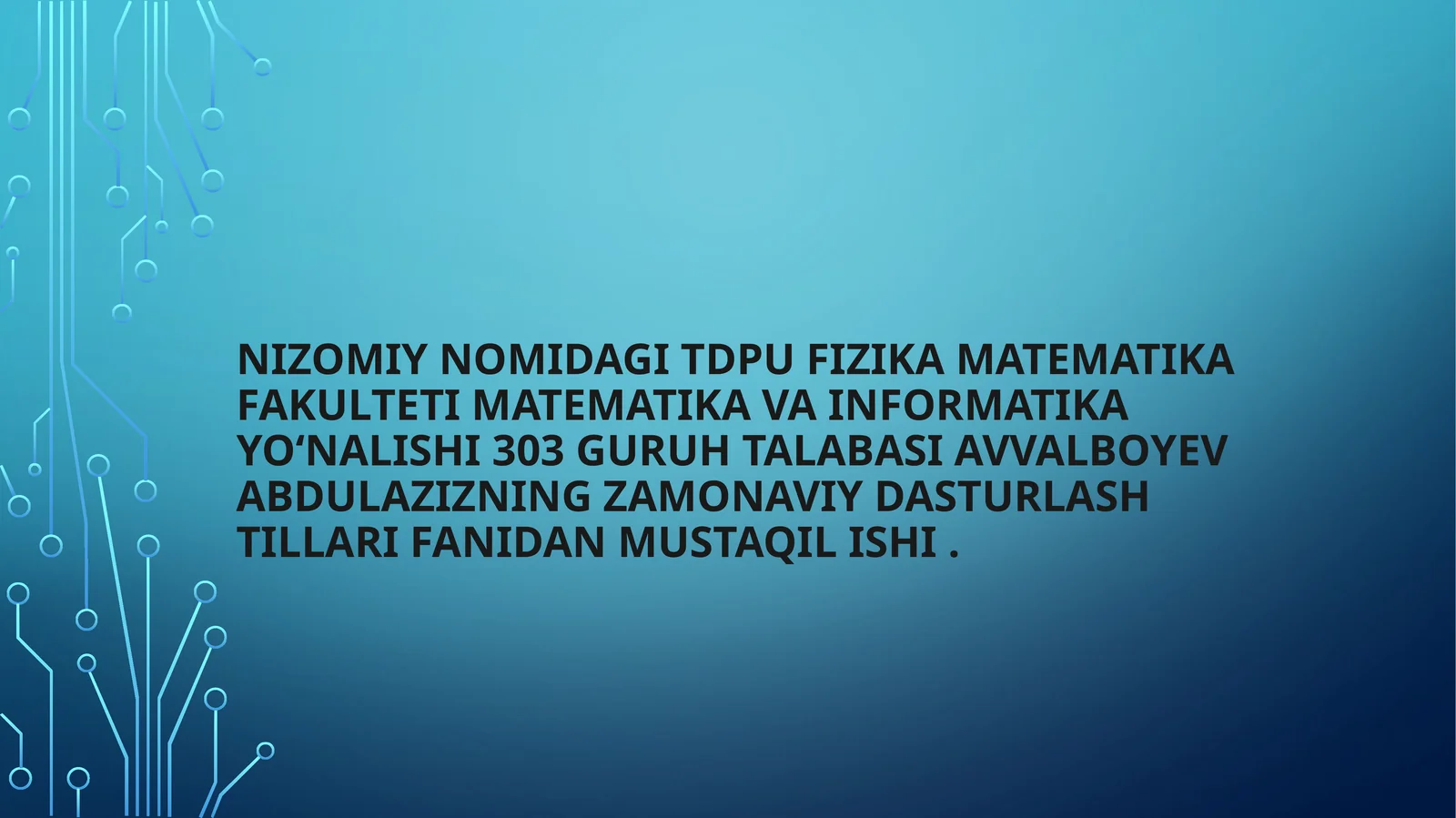 Pythondamassivlar Va satrlarga doirdastur tuzish