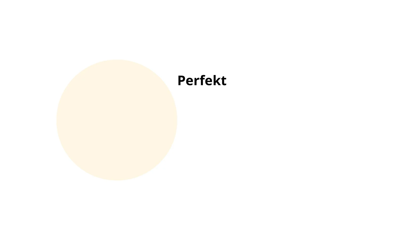 Bildung des Perfekts in der deutschen Sprache