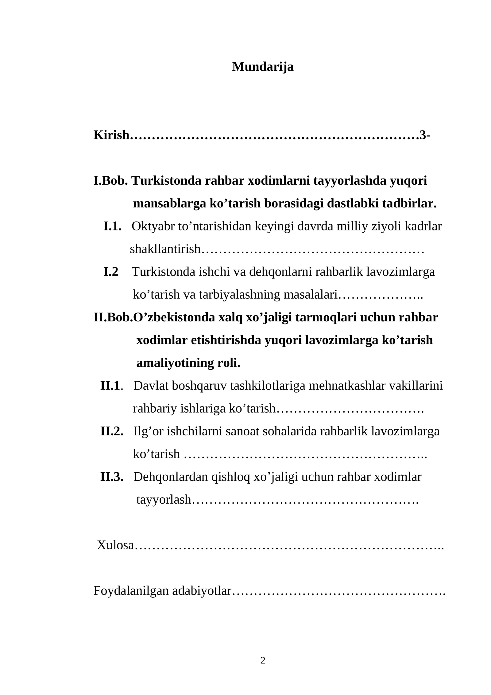 Turkistonda rahbar xodimlarni tayyorlashda yuqori mansablarga ko’tarish borasidagi dastlabki tadbirlar
