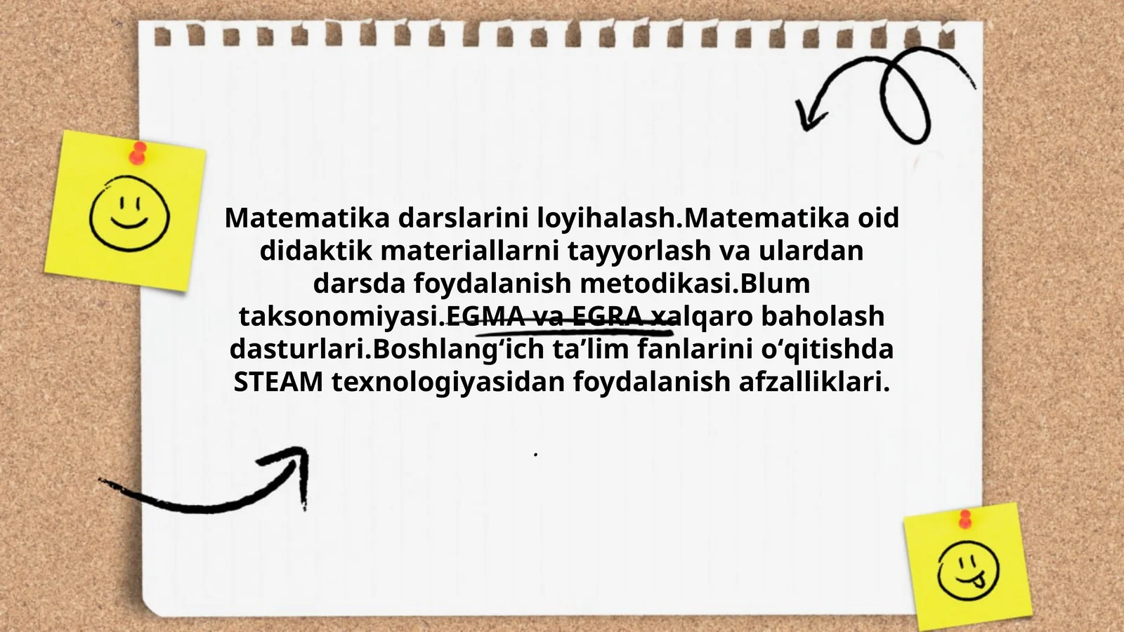 Matematika darslarini loyihalash