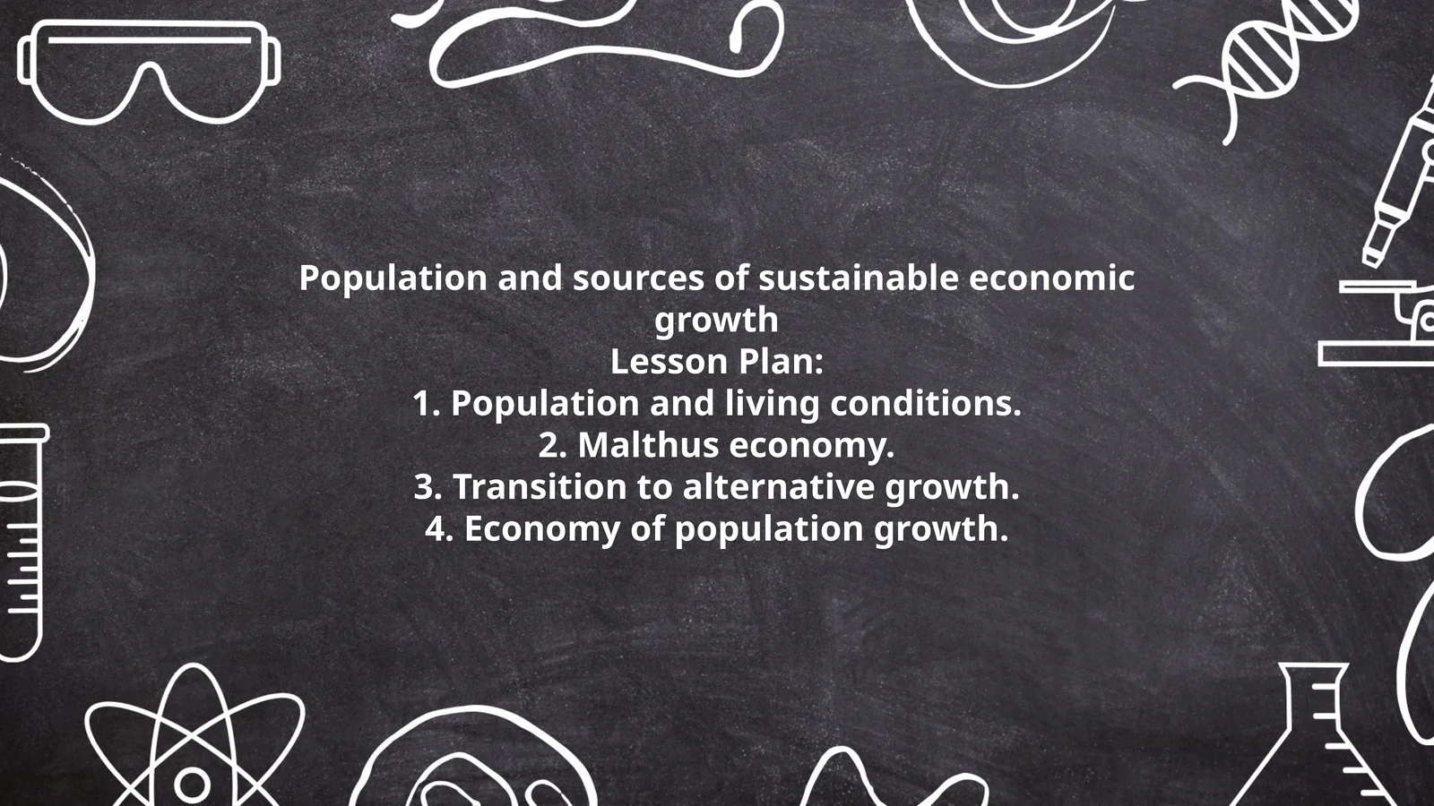 Population and sources of sustainable economic growth