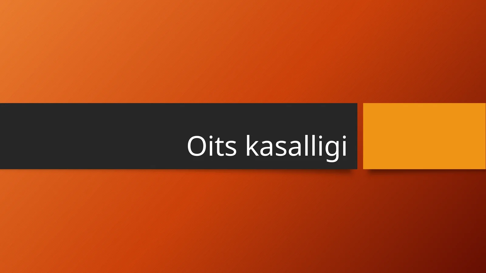 OITS kasalligi