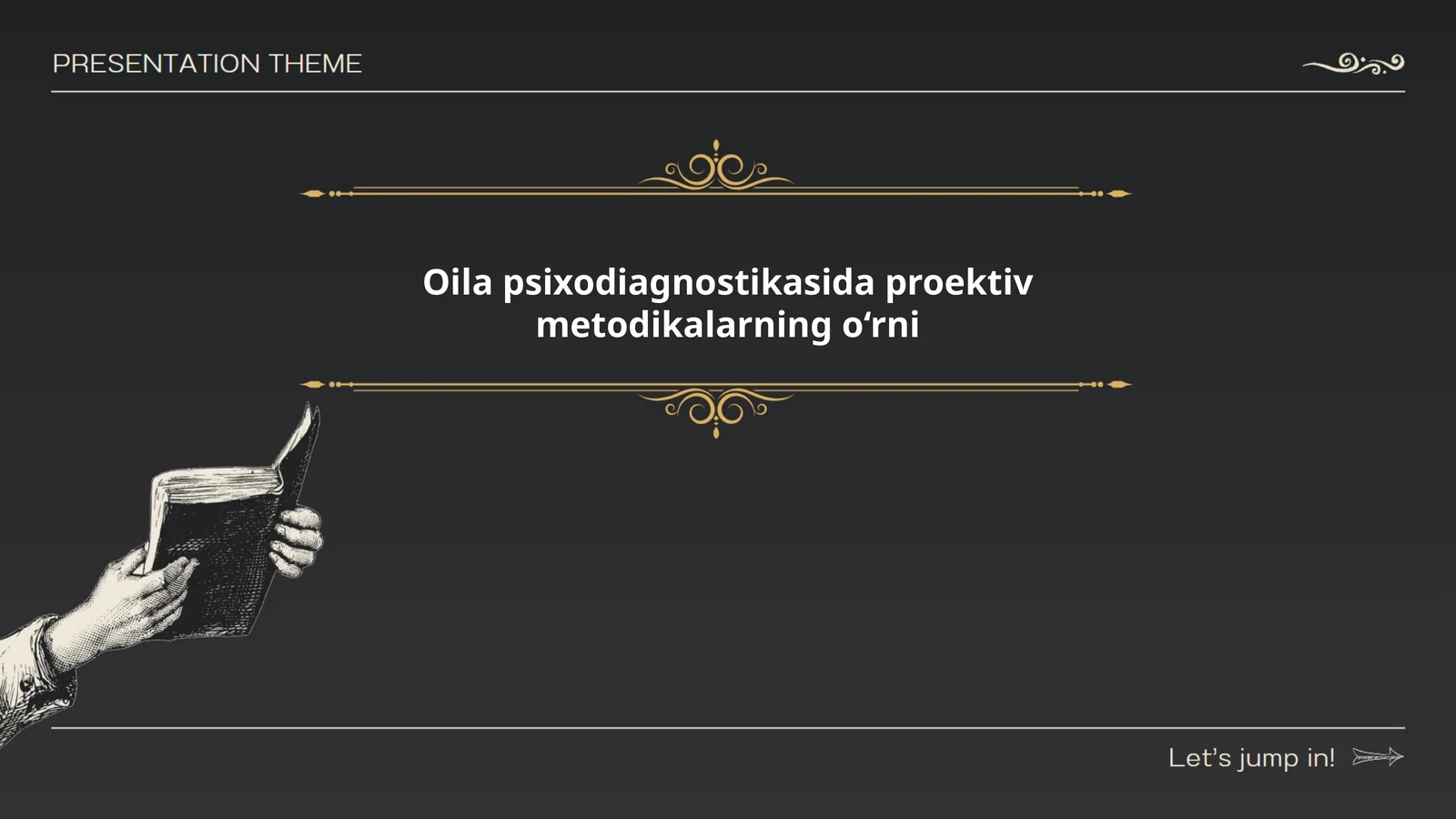 Oila psixodiagnostikasida proektiv metodikalarning o‘rni