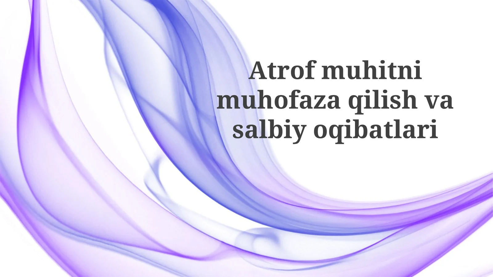 Atrof-muhitni muhofaza qilish qoidalari iqtisodiy ta'siri