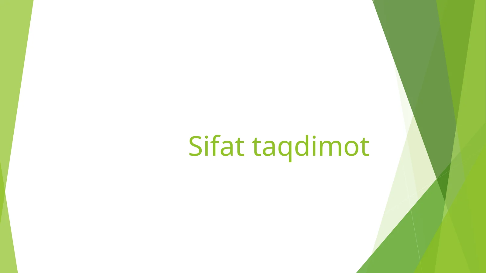 Sifat ona tili
