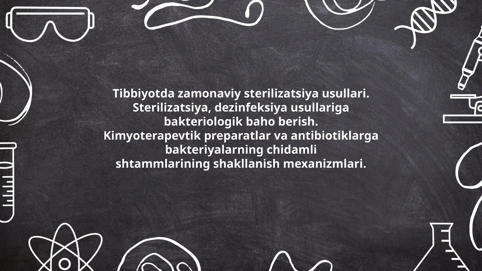 Zamonaviy sterilizatsiya usullari