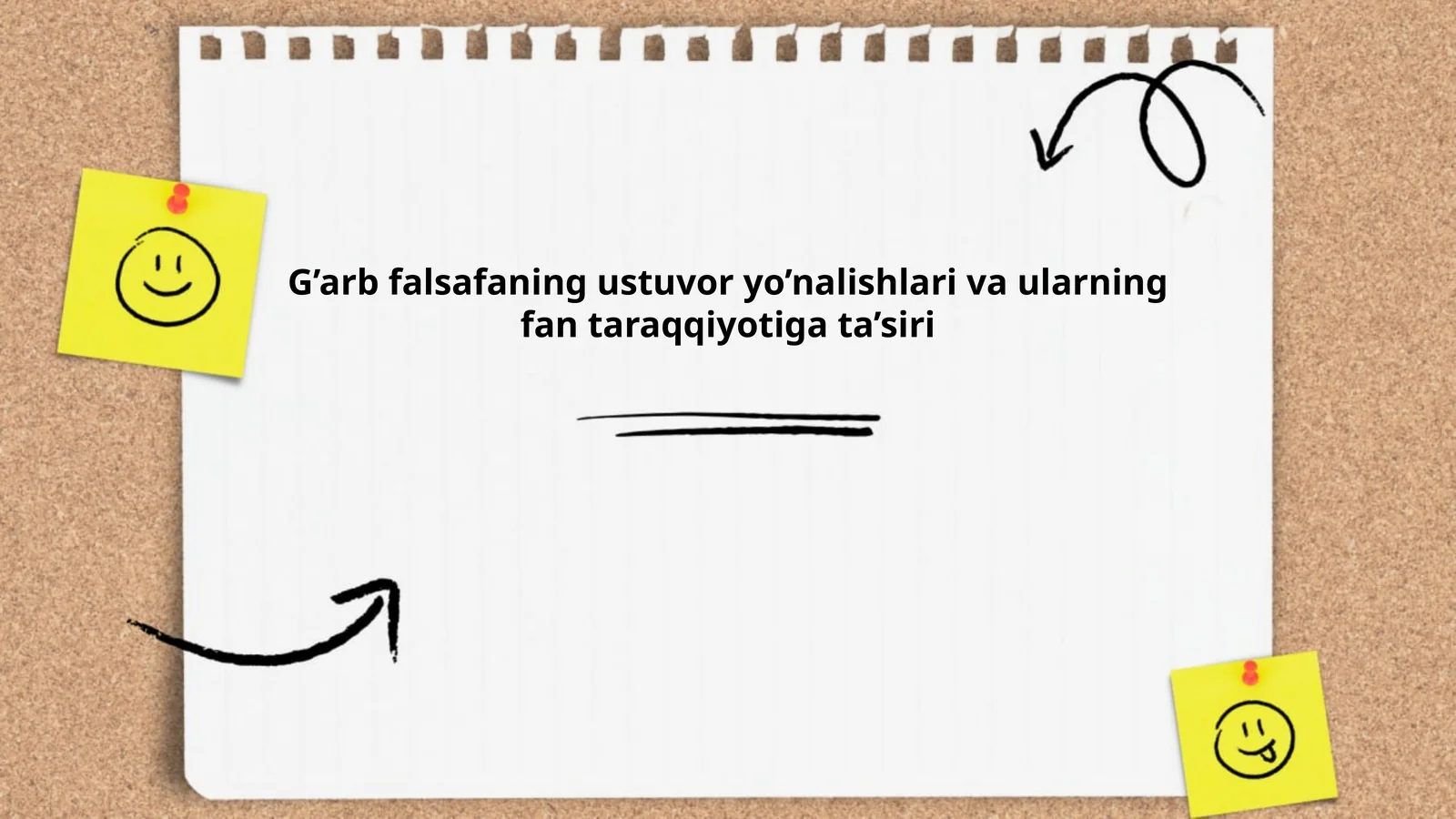 G’arb falsafaning ustuvor yo’nalishlari va ularning fan taraqqiyotiga ta’siri