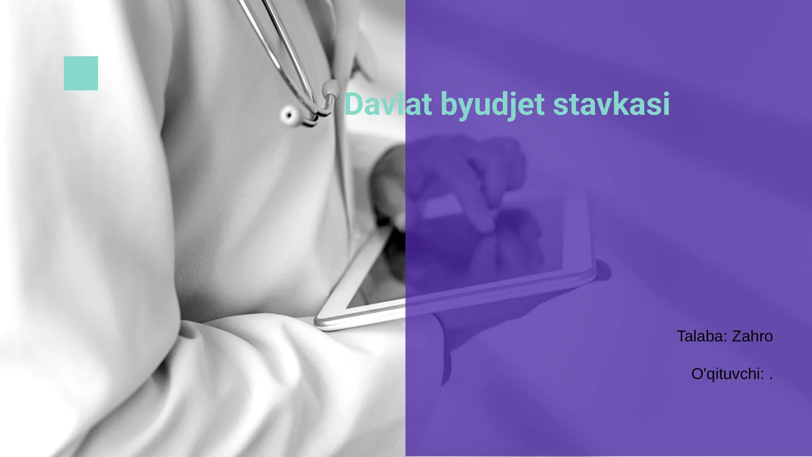 Davlat byudjet stavkasi