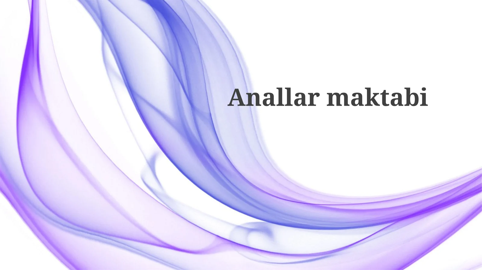 Tahlil Maktabining Zamonaviy Talqinlari