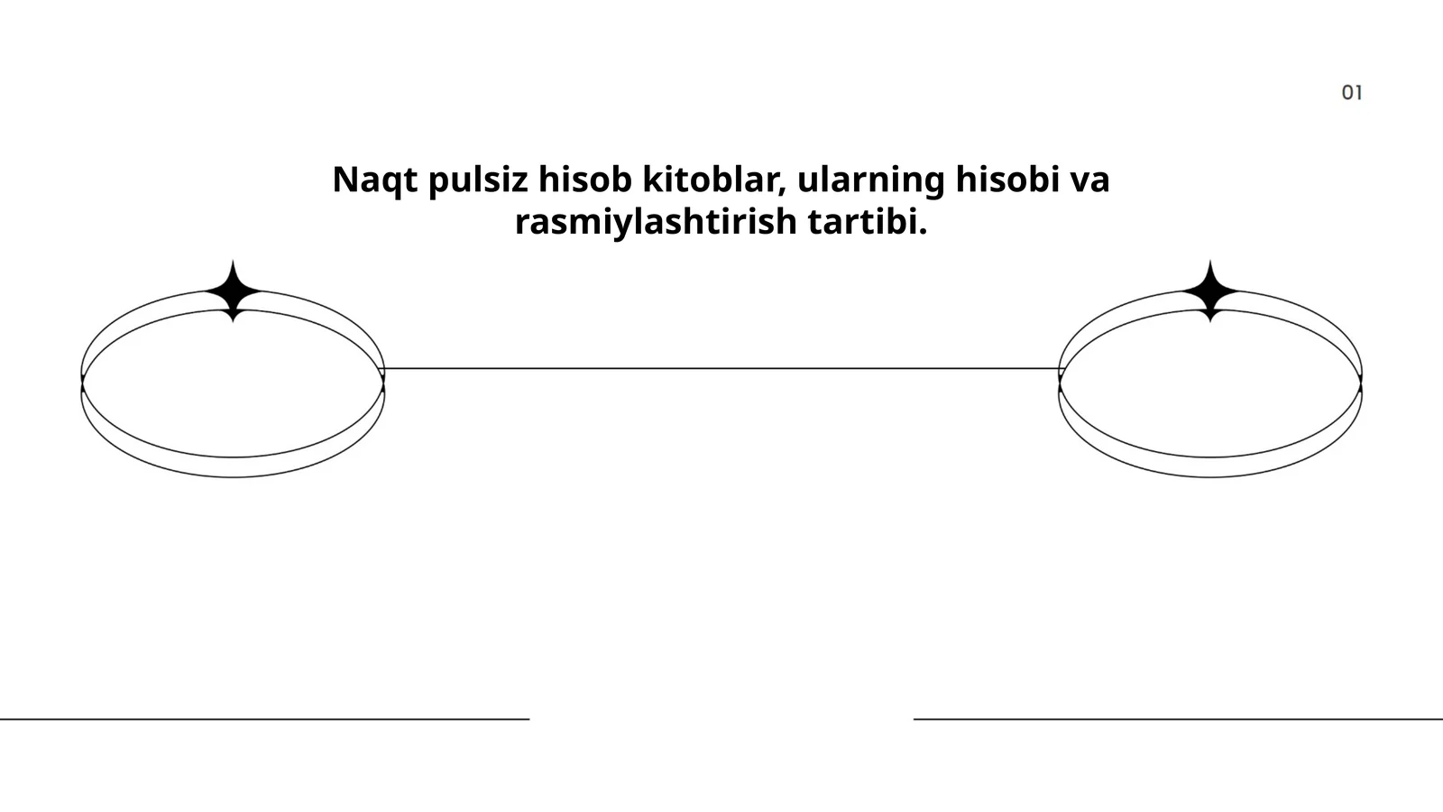 Naqt pulsiz hisob kitoblar, ularning hisobi va rasmiylashtirish tartibi