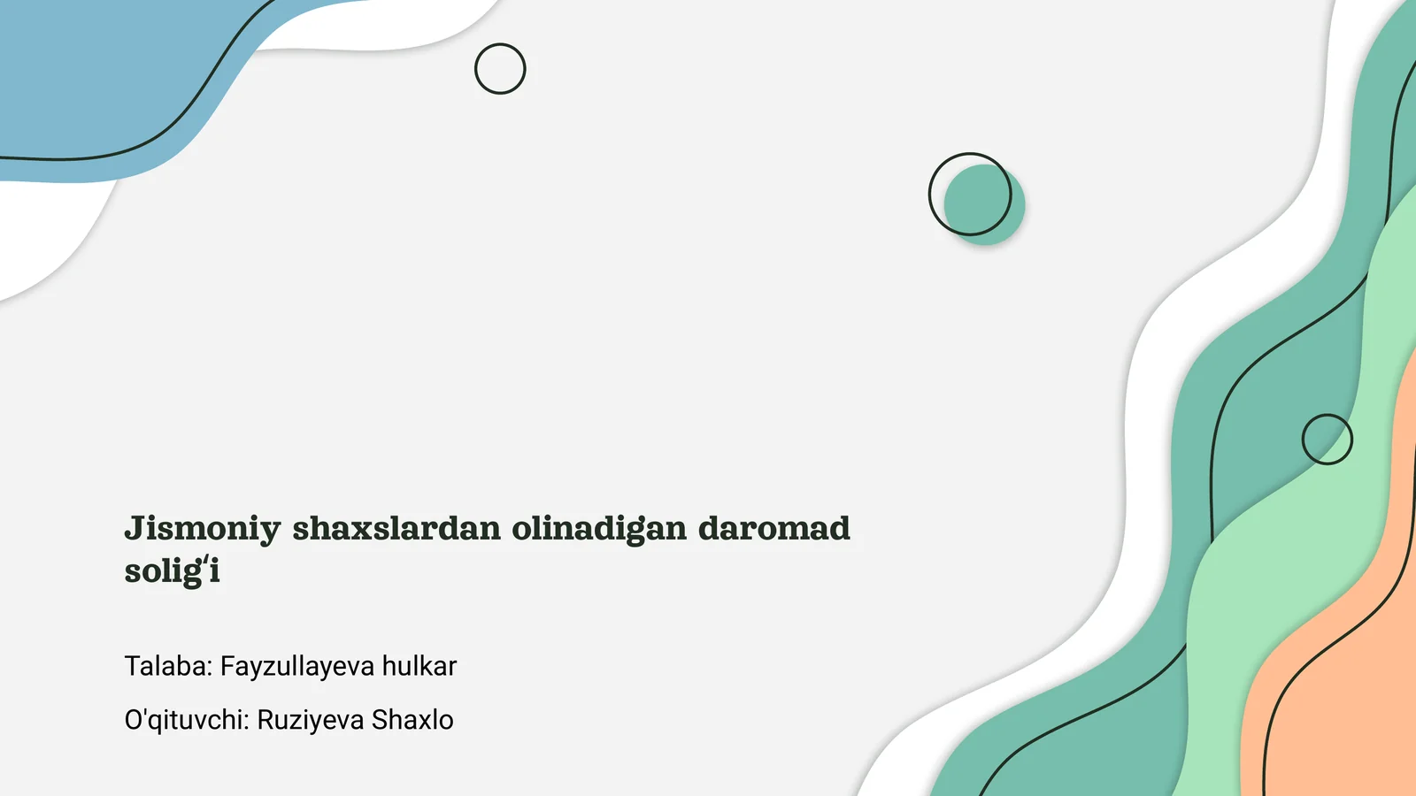 Jismoniy shaxslardan olinadigan daromad soligʻi