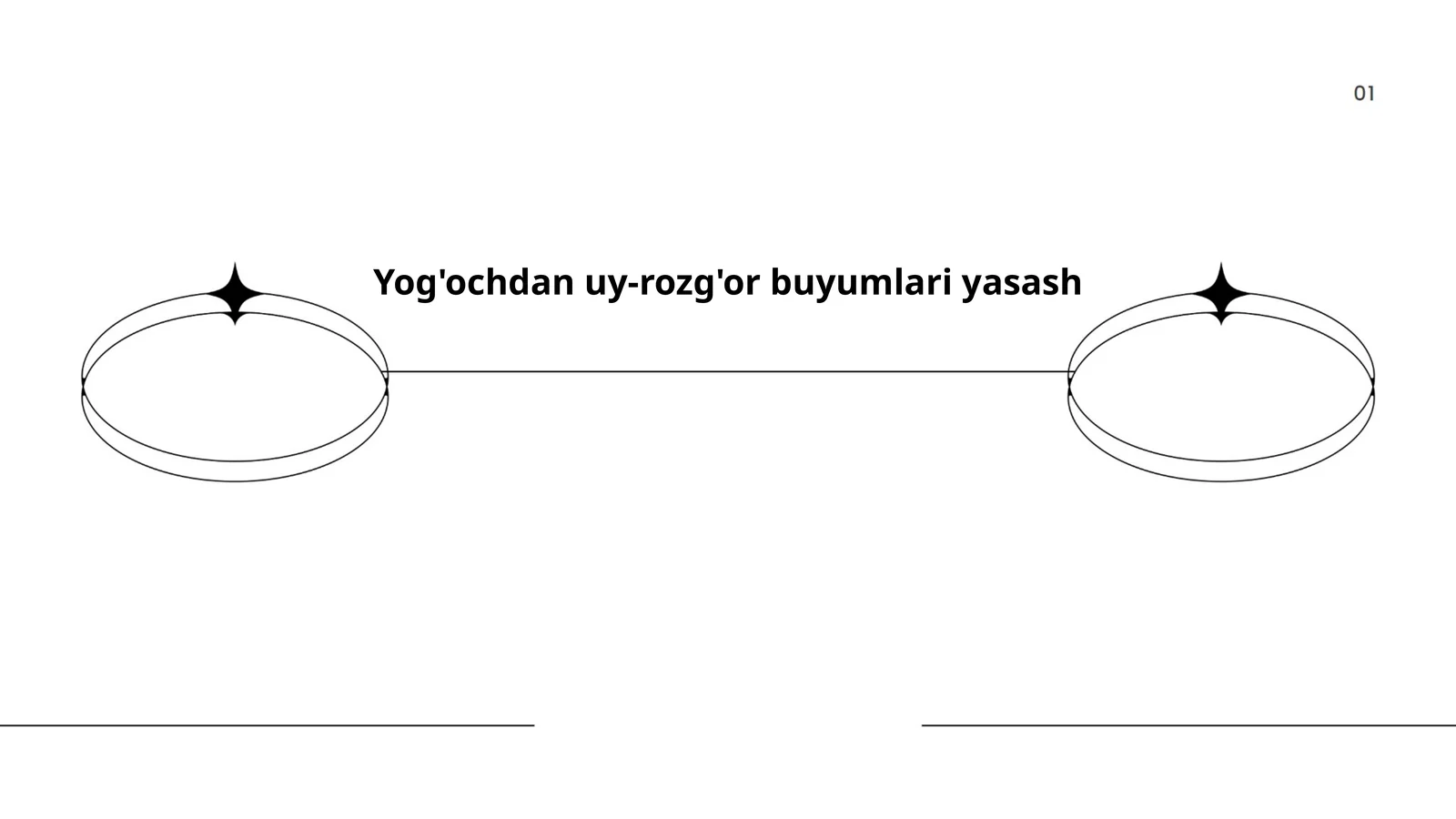 Yog'ochdan uy-rozg'or buyumlari yasash