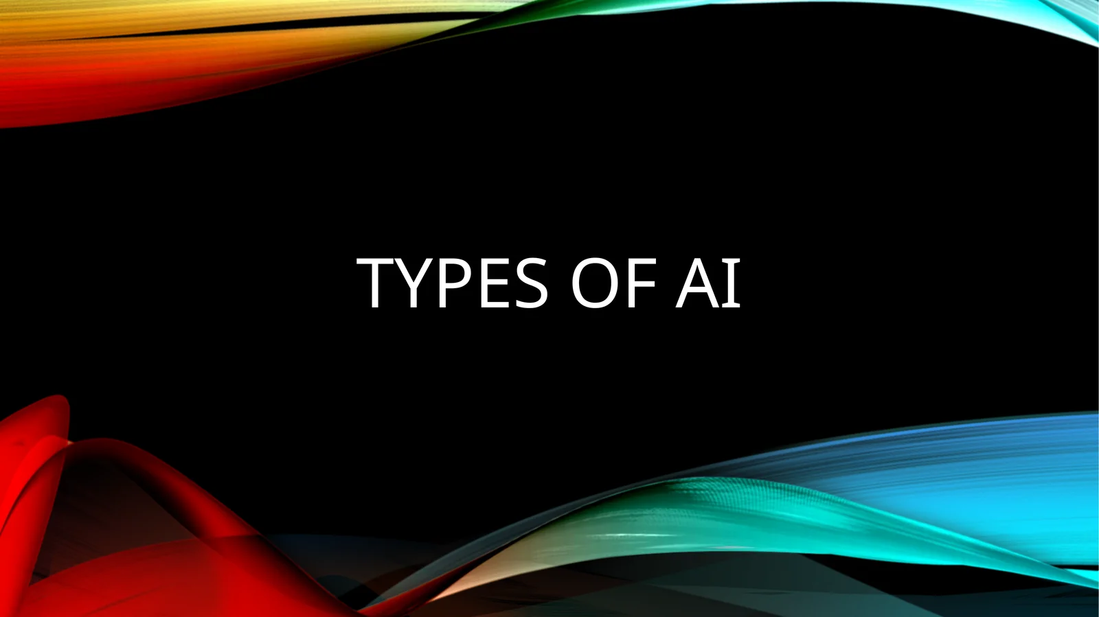 types of AI
