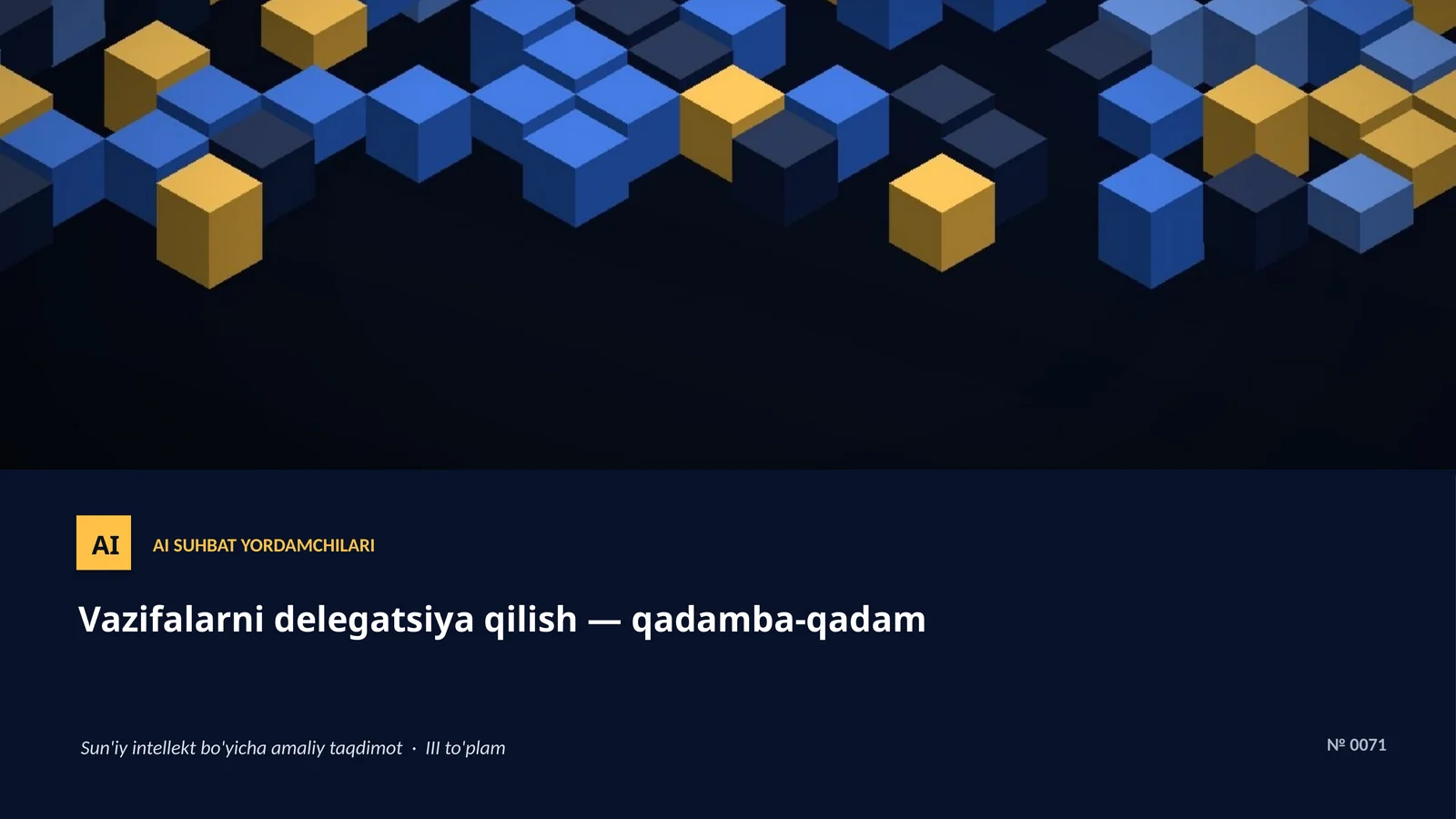 AI SUHBAT YORDAMCHILARI