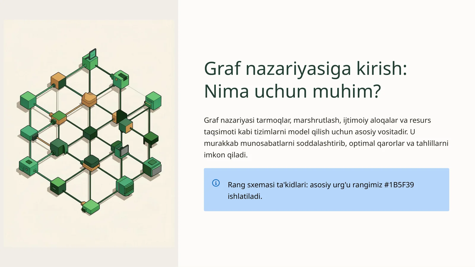 Graf nazariyasiga kirish: Nima uchun muhim?