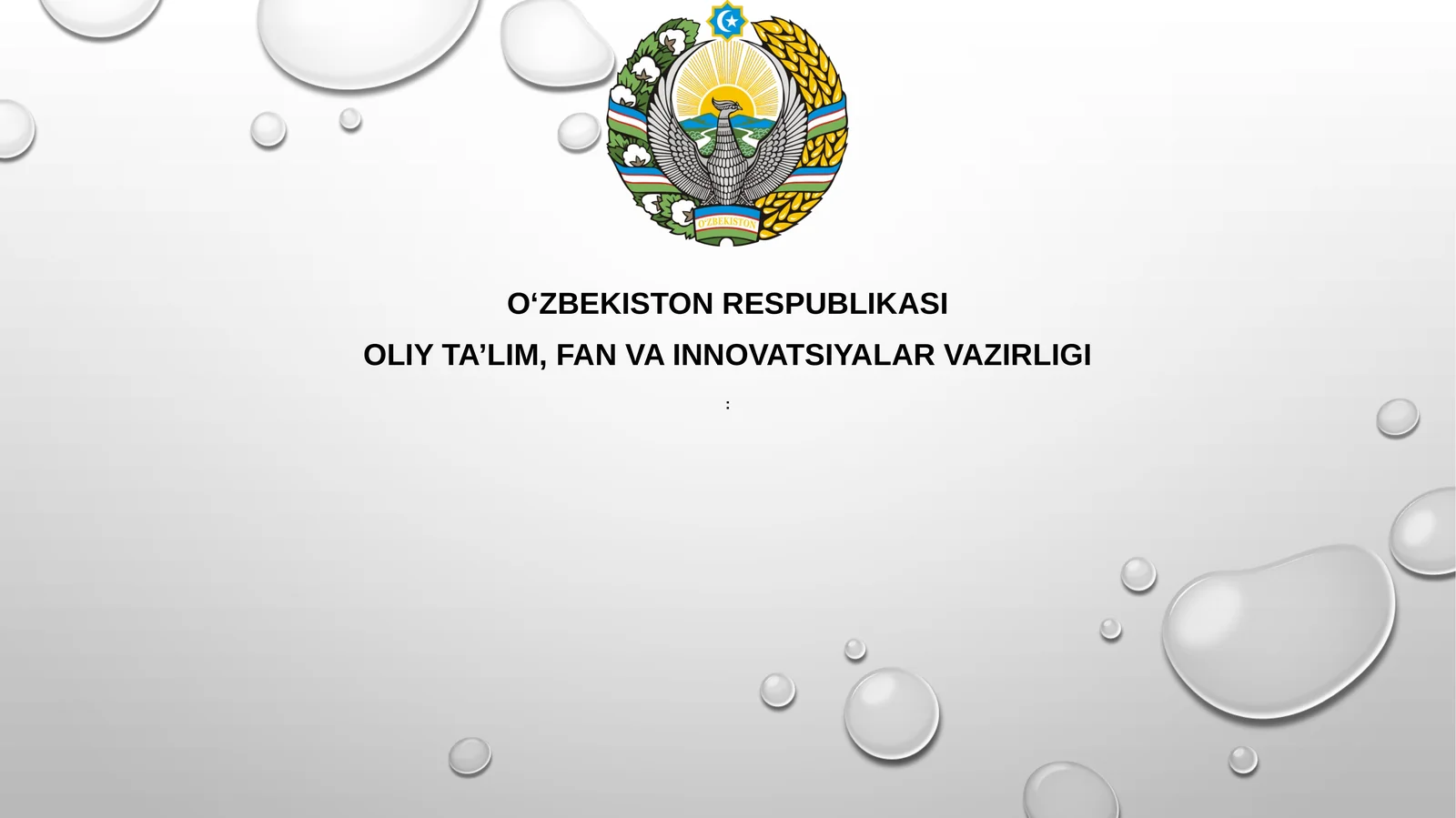 Oʻzbekistonning tashqi siyosatining asosiy yoʻnalishlari