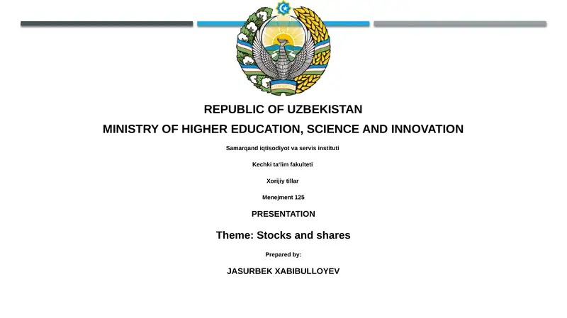 Understanding Stocks and Shares