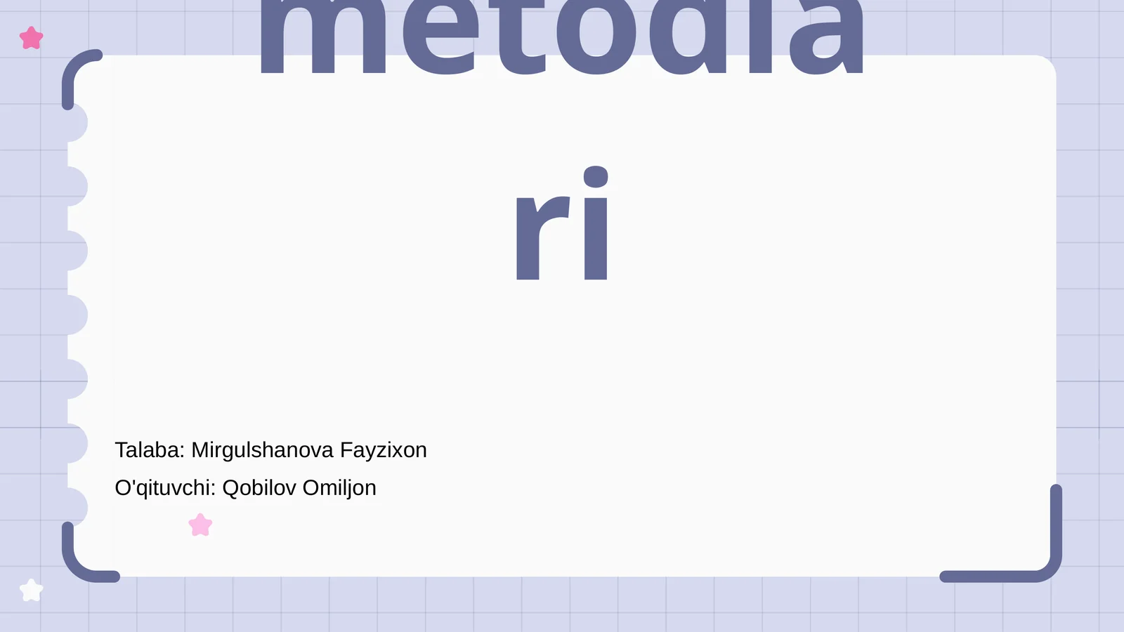 Ijtimoiy psixologiyaning metodlari