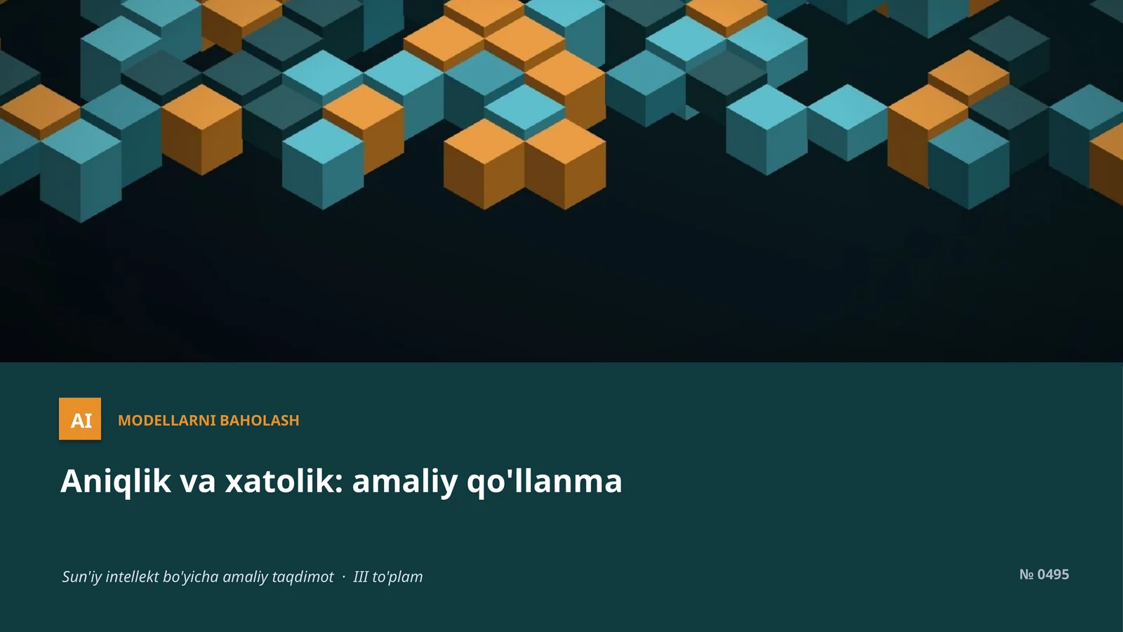Aniqlik va xatolik: amaliy qo'llanma