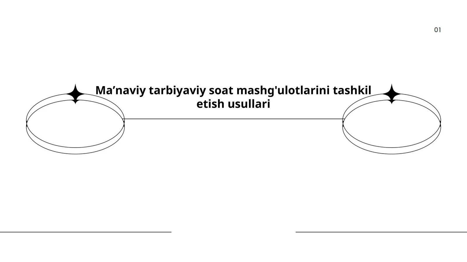 Maʼnaviy tarbiyaviy soat mashg'ulotlarini tashkil etish usullari