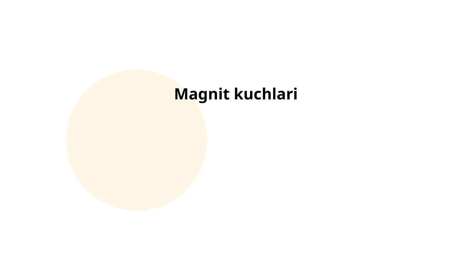 Magnit kuchlari