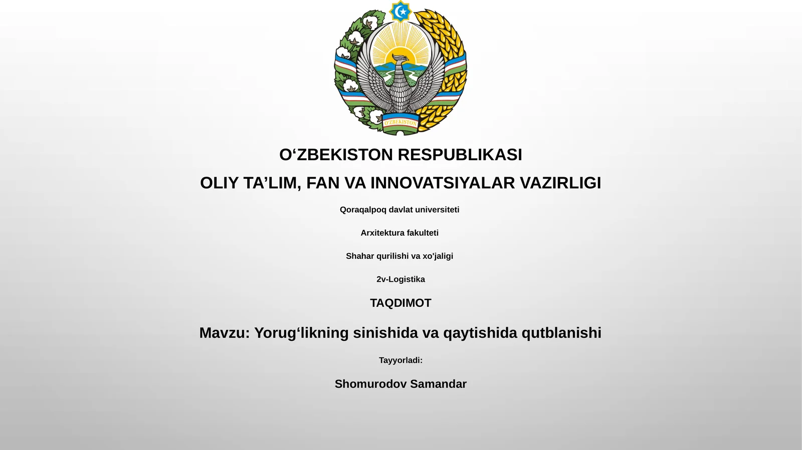 Yorug‘likning sinishida va qaytishida qutblanishi