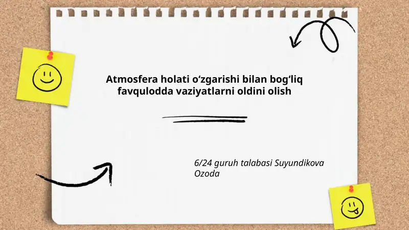 Meteorologik Kuzatuv va Ogohlantirish