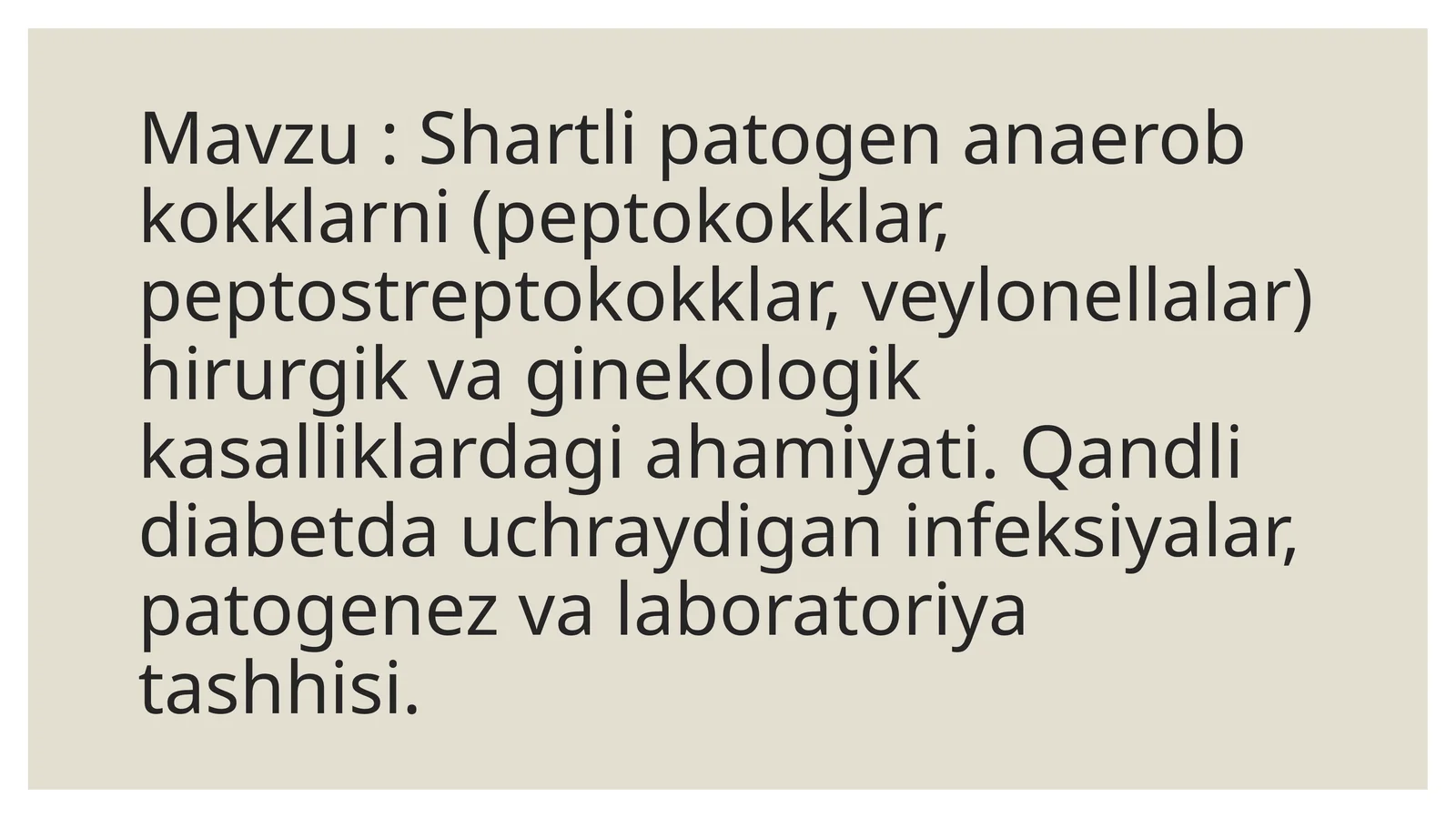 Shartli patogen anaerob kokklar