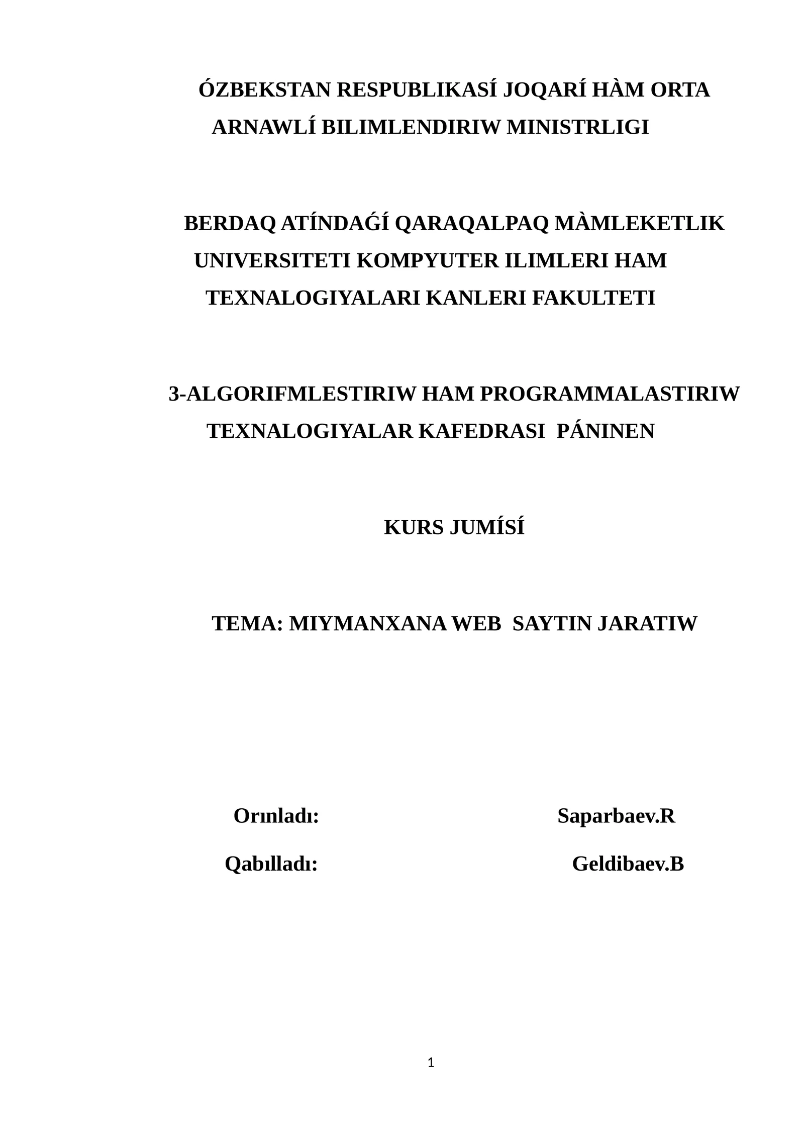 MIYMANXANA WEB SAYTIN JARATIW