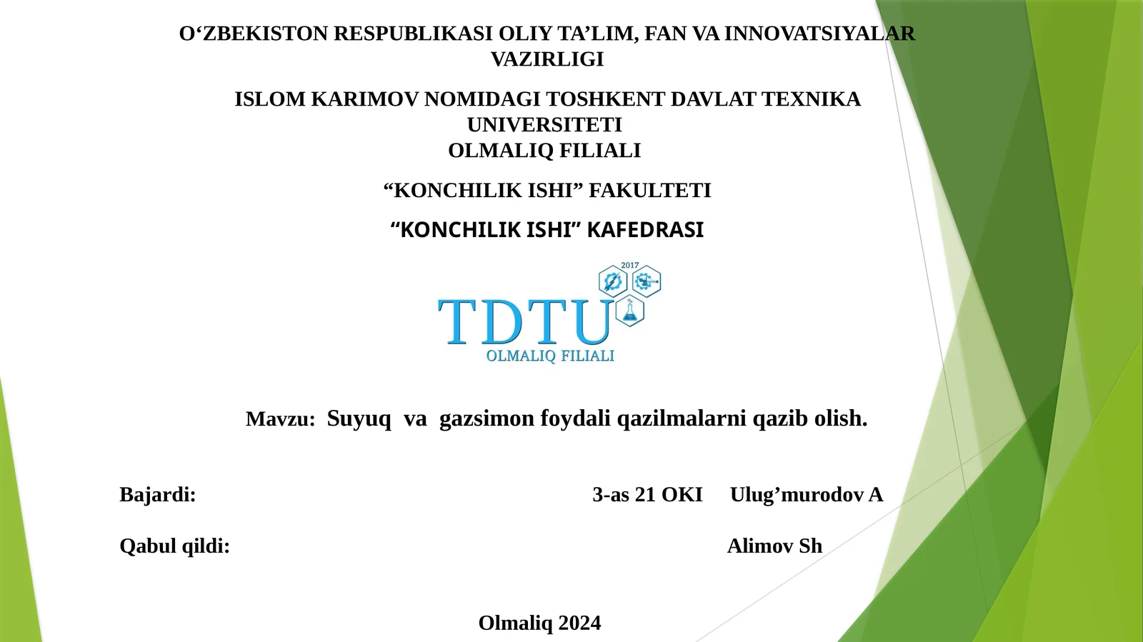 Suyuq va gazsimon foydali qazilmalarni qazib olish