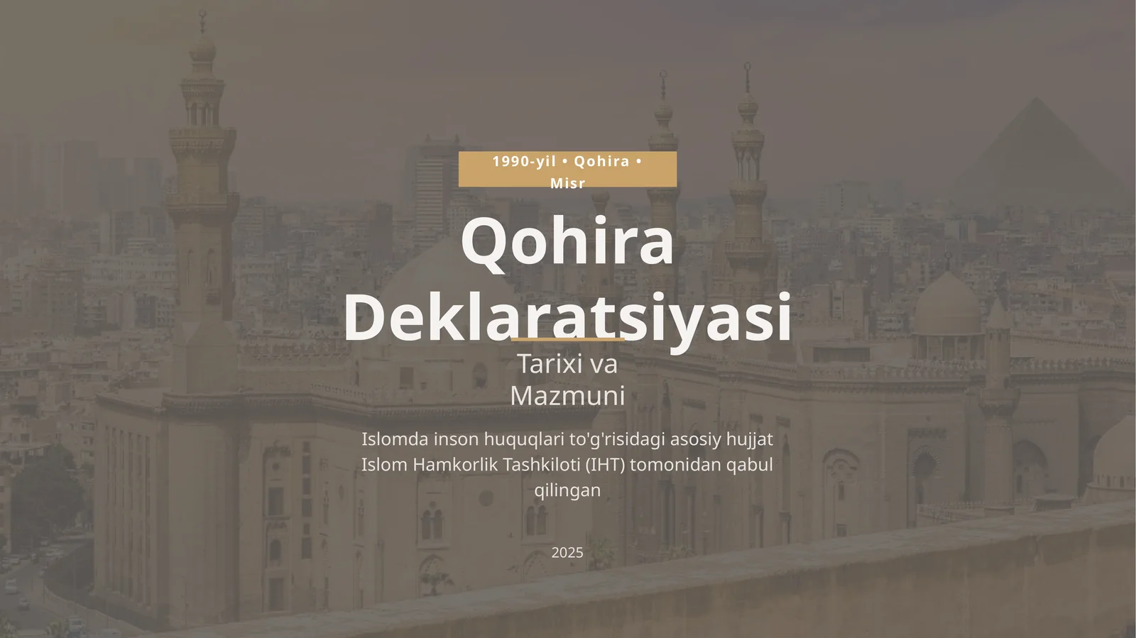 Qohira Deklaratsiyasi