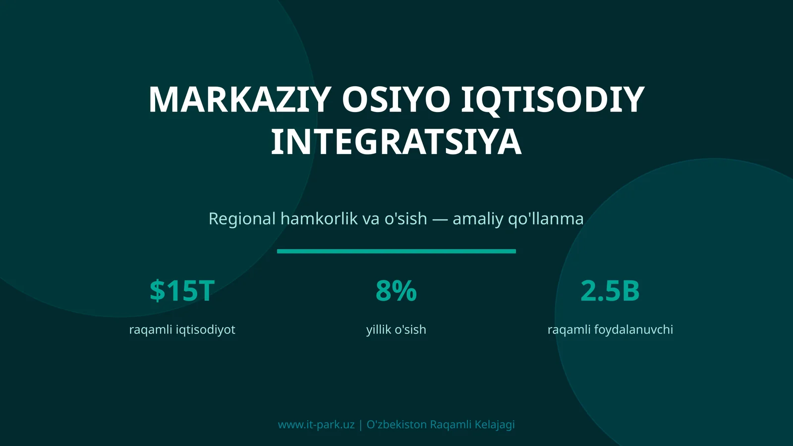 Regional hamkorlik va o'sish — amaliy qo'llanma