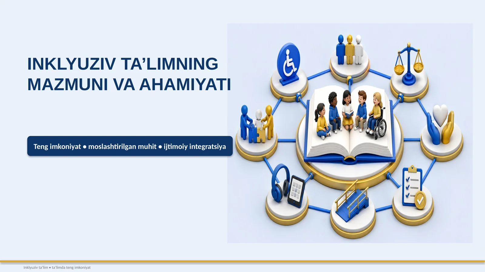 INKLYUZIV TA’LIMNINGMAZMUNI VA AHAMIYATI