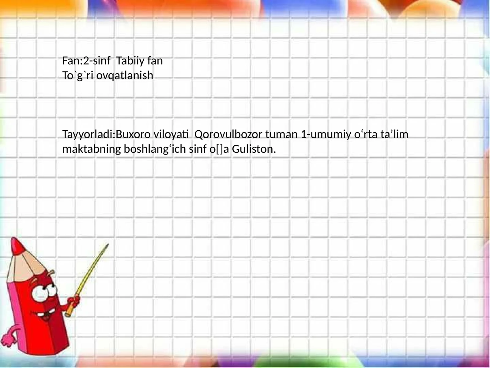 To`g`ri ovqatlanish