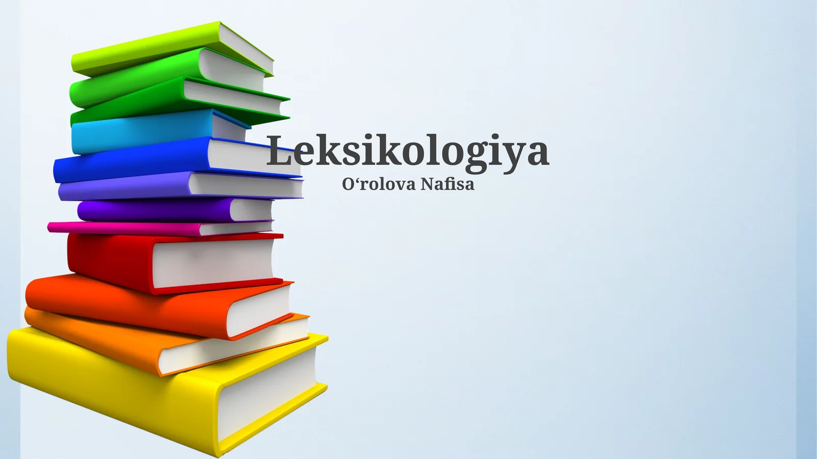Leksikologiya