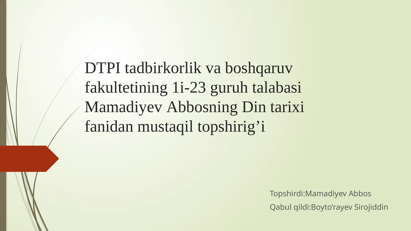 Beruniy asarlarida diniy marosimlarning yoritilishi