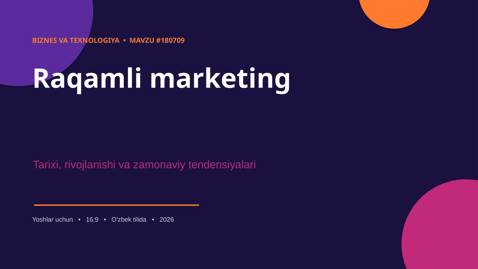 Raqamli marketing
