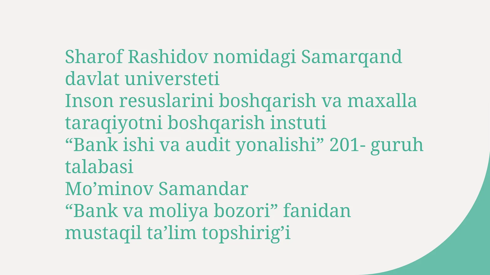 Moliya bozori indikatorlari va instrumentlari