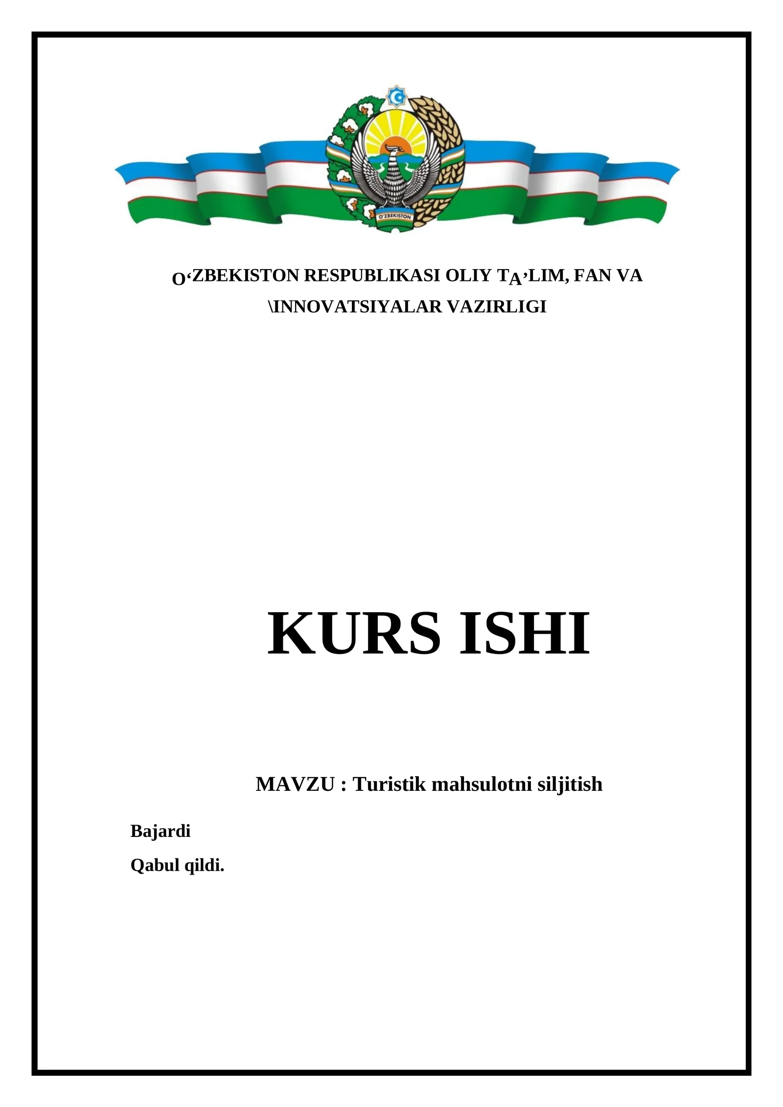 Turistik mahsulotni siljitish